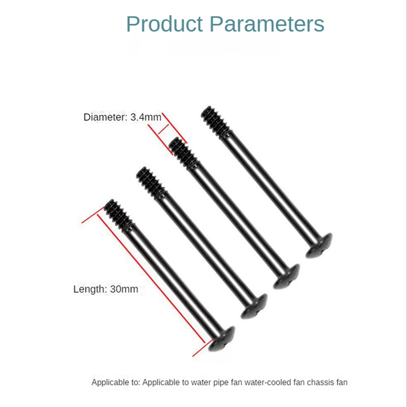 25 Stuks 6 -32X30mm Koeler Radiator Water Schroef Koelventilator Diy Computer Schroef Voor Pc Case Video Card