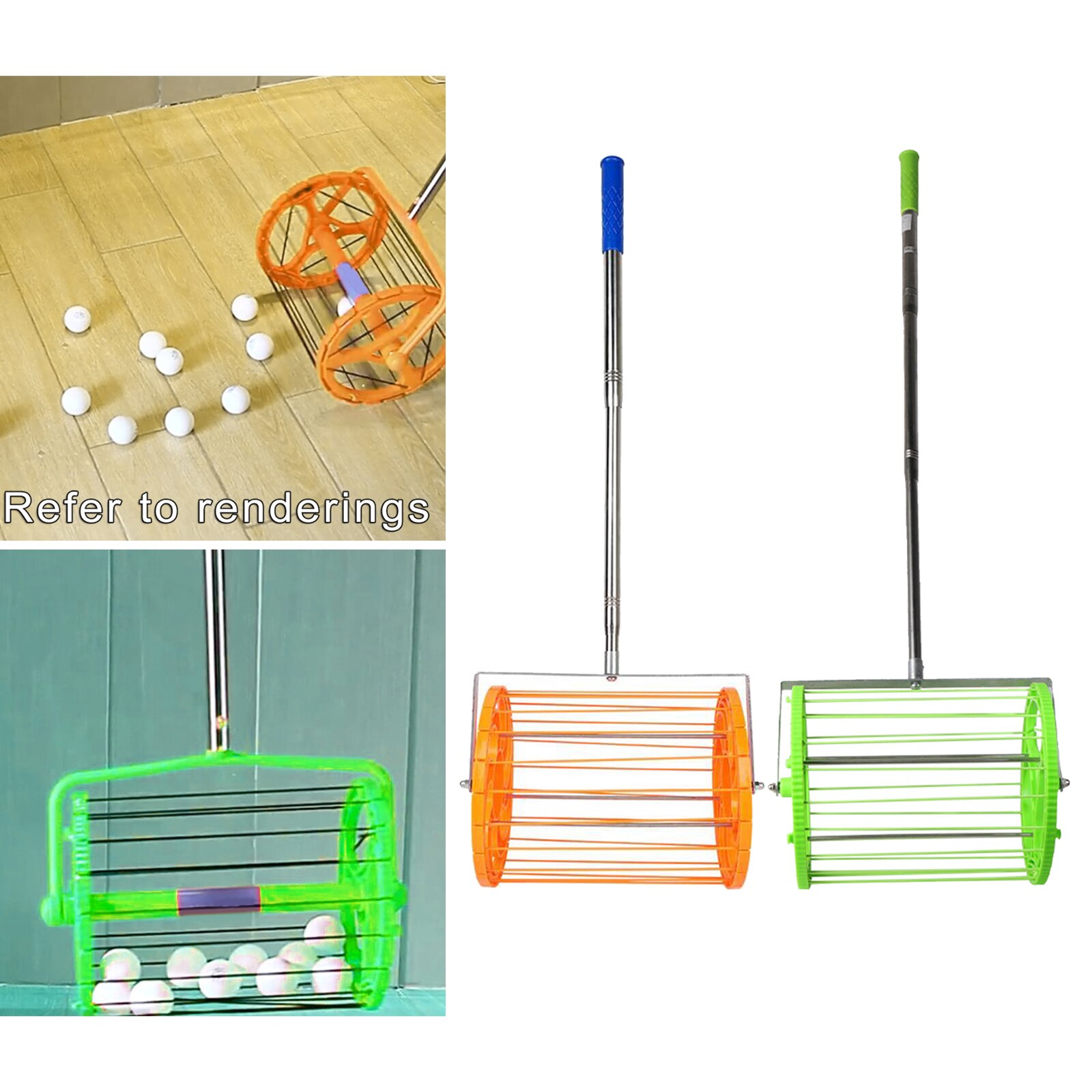 Outil de ramassage de balle de Tennis télescopique, récupération de balle de ping-pong