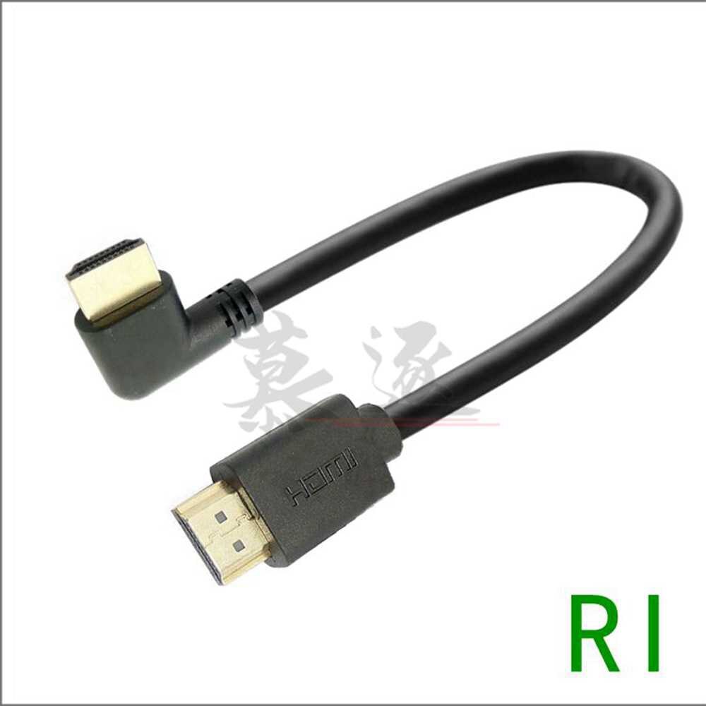 4K*2K 60HZ HDMI Up & Down & Left & Right Angled 90 degree Male 2.0 A Male to HDMI v2.0 HD extension Cable HDMI 2.0v angle cab: Right / 0.6M