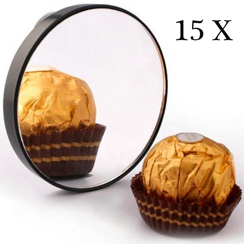 15X Magnifying Makeup Mirror 3.5" Suction Cup for Beauty Makeup Tool Face Bathroom