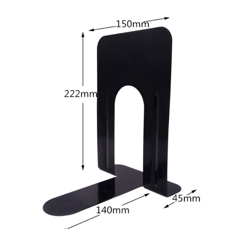 22.2 cm high metal book stand book shelf support book clip book end metal book end extra large book support