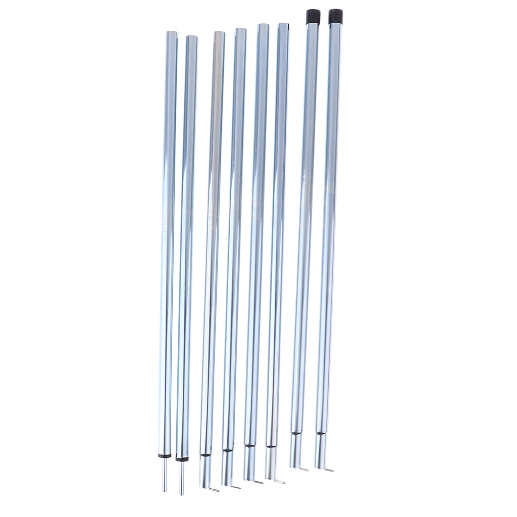 2Pcs Lightweight Portable Replacement Tent Poles, Awning Poles for Camping, Backpacking, Hiking