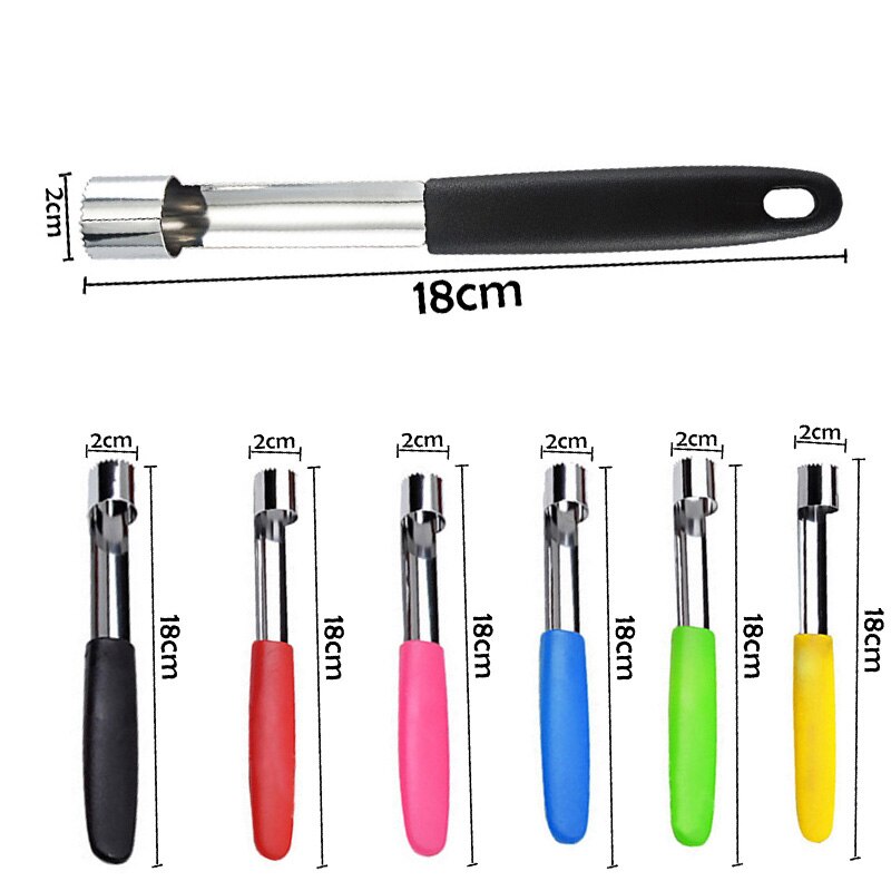 Fruits Pomme Énucléés Noyau De Noyau Séparateur Gadgets De Cuisine En Acier Inoxydable De Décapant De Graine avec Forte Lames Dentelées