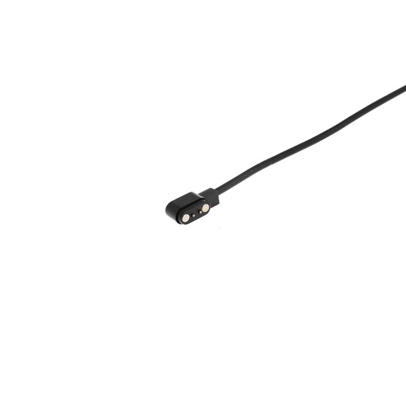 Câble de Charge magnétique pour montre intelligente avec prise magnétique pour 2 broches Distances 4mm noir nouveaux câbles de chargeur de puissance