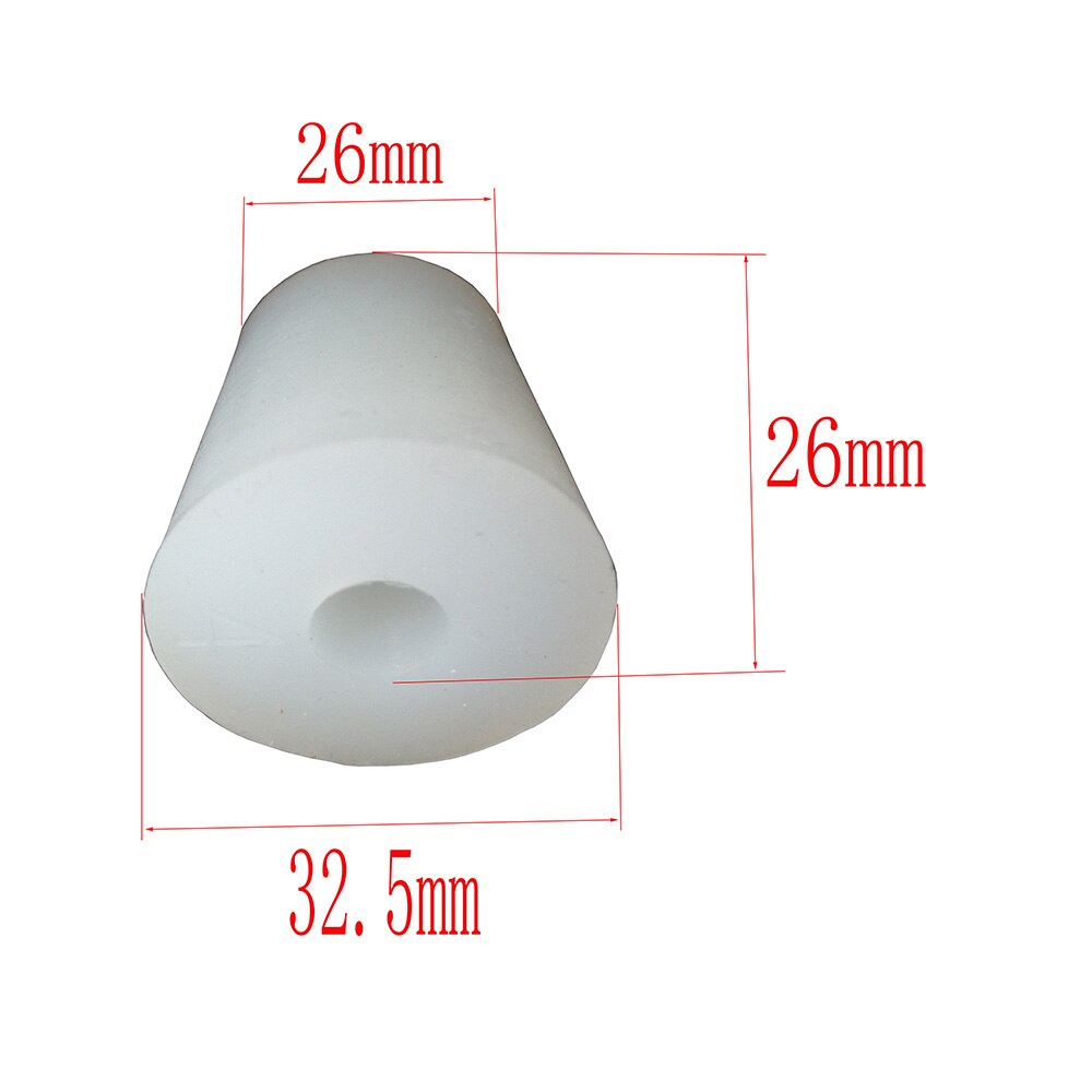 3 #-14 # siliconen Plug Met Gat voor Luchtsluis Waskolf Brouwen Wijn Food Grade Siliconen Rubber Stop: size 6