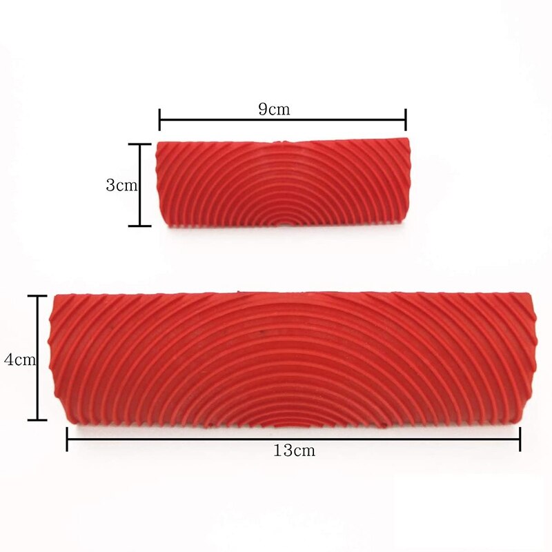 Diy-set voor houtnerf, imitatiehoutnerf, verfroller, kwast, muurverfset, gereedschapset voor muurtextuurkunst