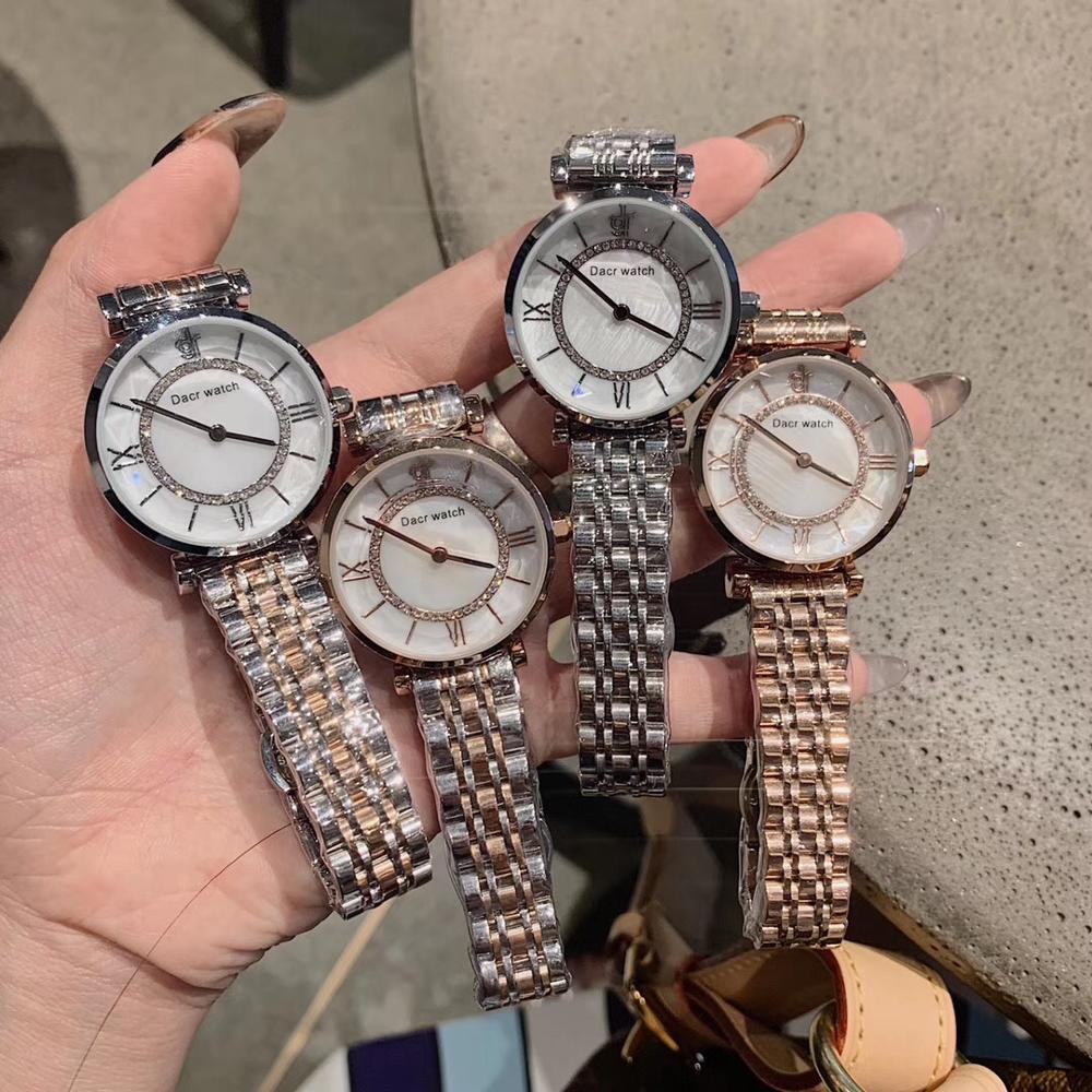 Damesmerk neutrale horloges romeinse cijfers armbandhorloge zakelijk kleding polshorloge kwarts waterdicht dameshorloge