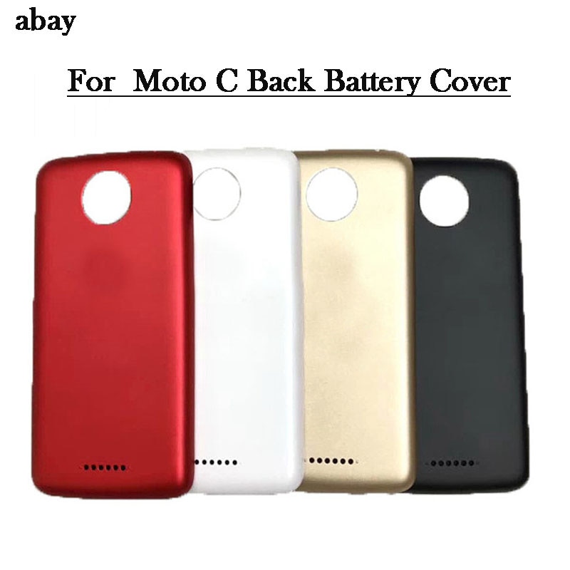 Nueva carcasa trasera de batería de para Motorola MOTO C XT1754 XT1750 XT1756 funda de batería para Motorola C