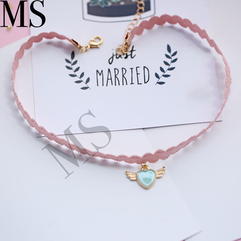 Lolita japonés rosa azul color de sueño japonés hecho a mano arco horquilla suave hermana accesorios para el cabello lazo tocado LOLITA original: Black