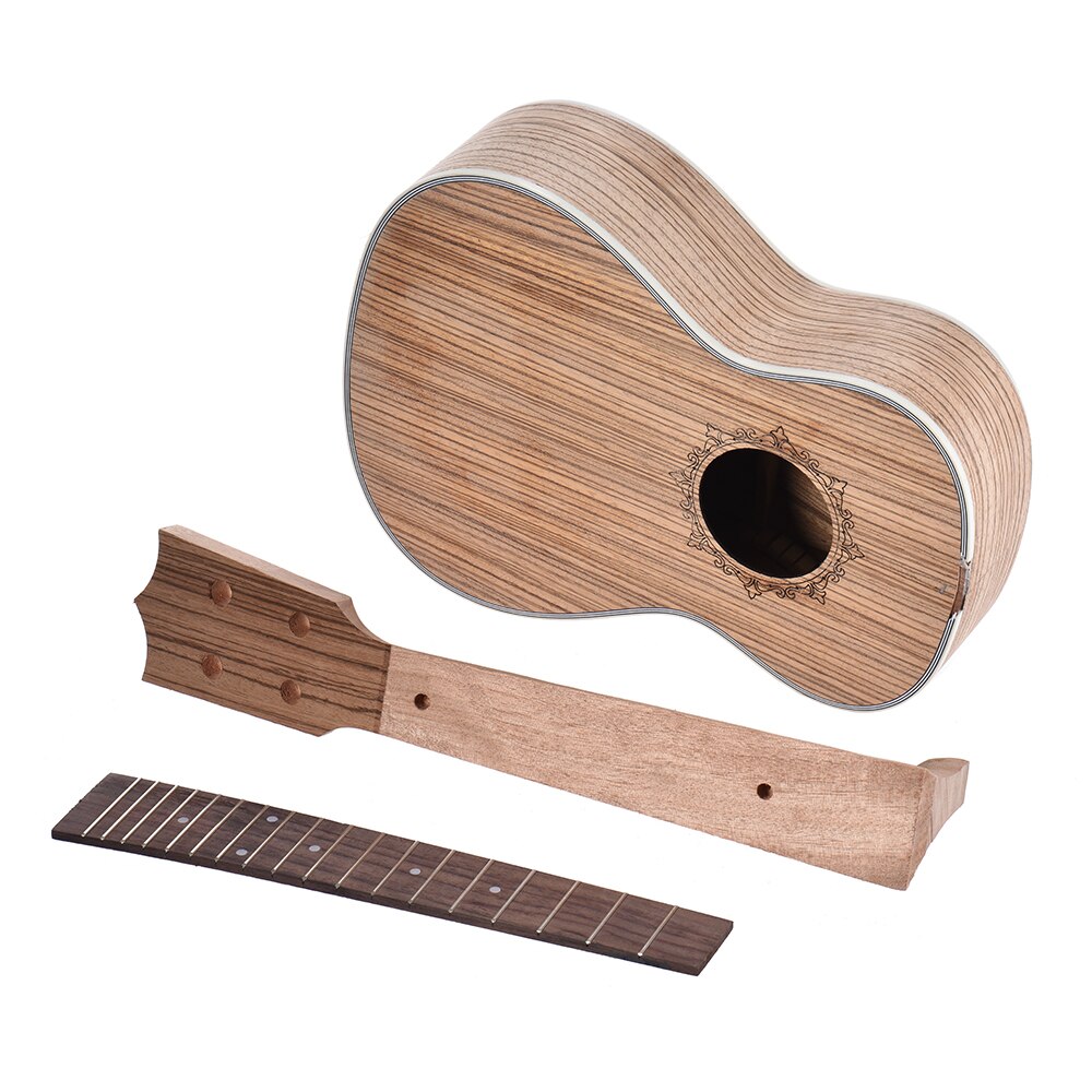 26in Ukulele tenore 21 Ukulele Hawaii 4 corde chitarra Kit fai da te tastiera in palissandro con pioli String Bridge Nut