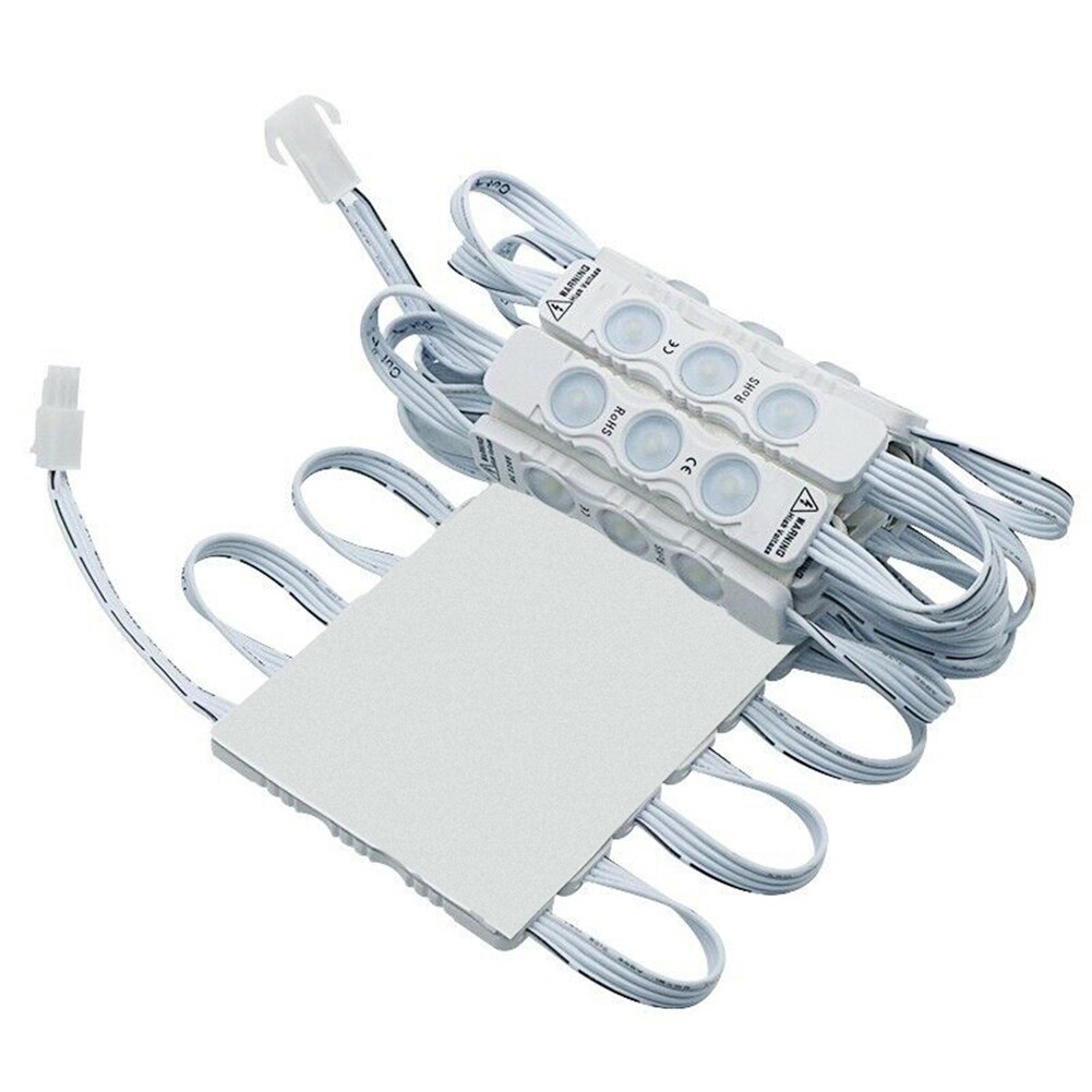 10pcs LED Module 2835 3 LED DC12V Waterdicht Advertentie LED Modules Wit RGB Kleur Super Heldere Verlichting 110 /220V