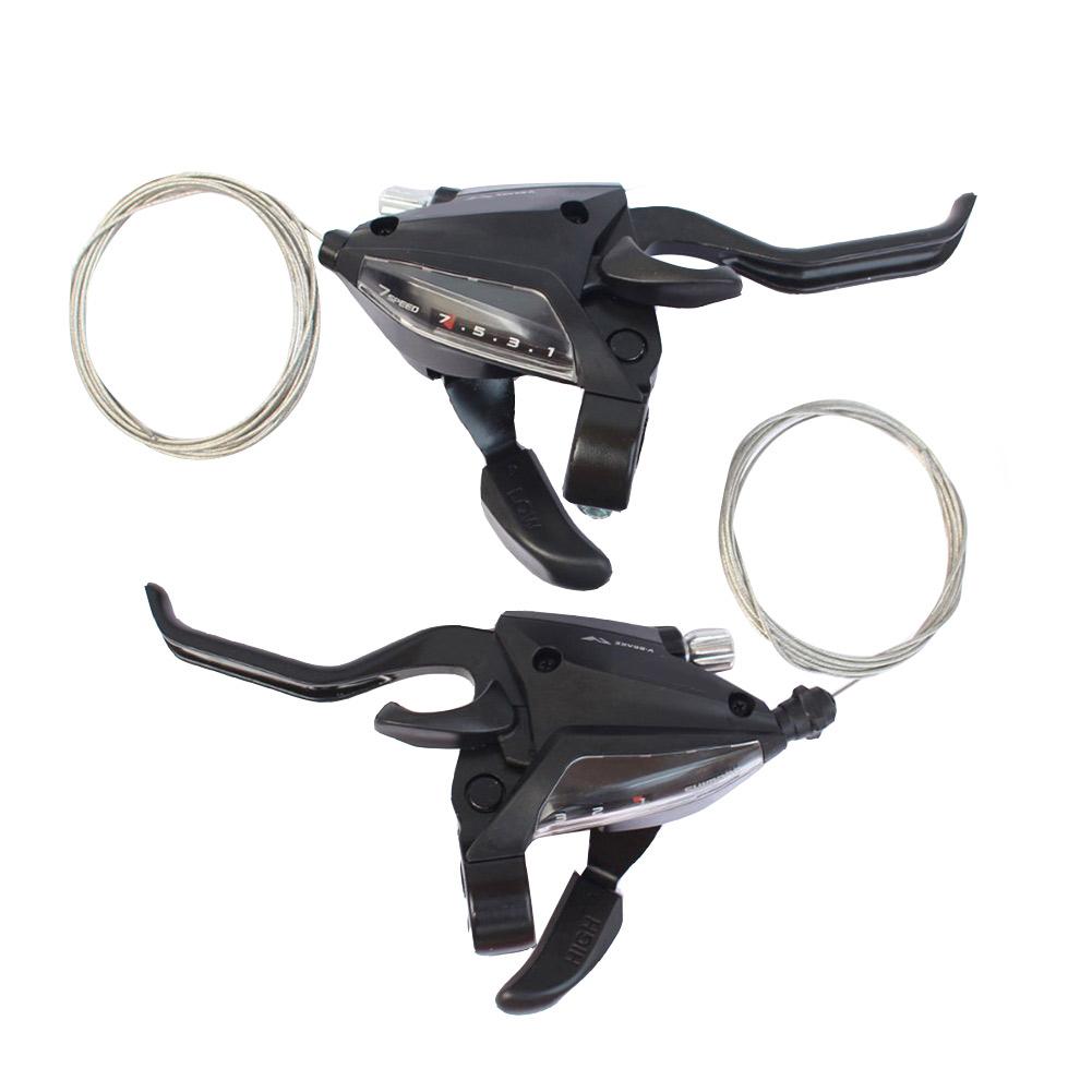 Bike Shifter ST-EF500 3X7 Speed Remhendel Combo Set Flexibele Gear Zichtbaar Gear Display Fiets Shifter Voor 22.2mm Stuur