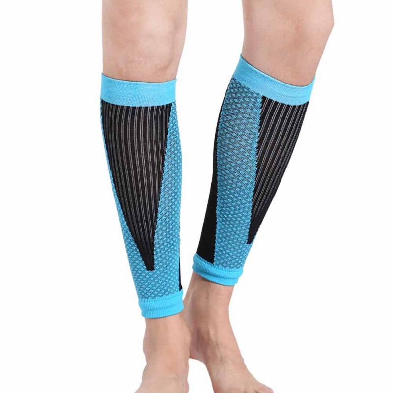 2 uds Unisex Running atletismo mangas de compresión pantorrilla canilla de pierna férulas coderas rodilleras Protección deportiva seguridad