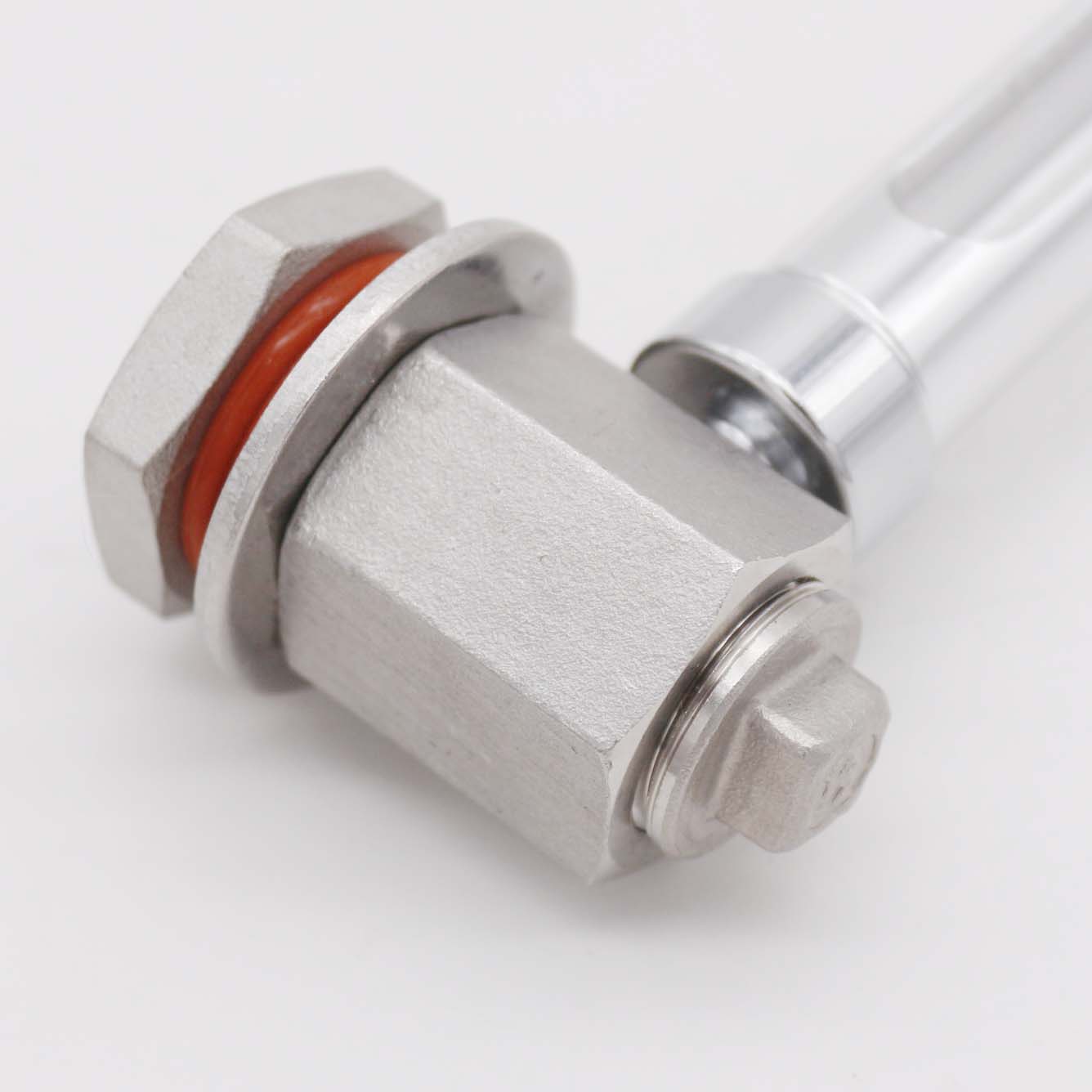 Weldless Sight Gauge -16" High Temp Food Grade Silicone Washers and Tubing Homebrew Beer Kettle Cooler Sight Gauge