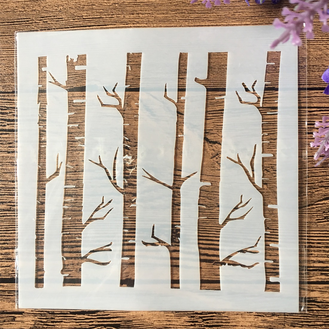 Plantillas de capas DIY, hoja de árbol, Ginkgo Bud, álbum de recortes de pintura, plantilla decorativa para colorear, álbum en relieve, 13cm, 8 piezas por juego