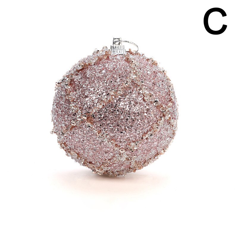 Christmas Decor Ball Bauble Xmas Party Hanging Ball Ornament Decor for Home Christmas Tree Pendants Festival Dress Up Supplies: C