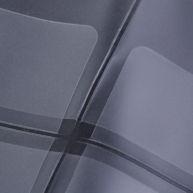 1PC A5/A6 Loose-leaf PVC Matte Organizer Clear Plastic Storage Pouch Bag Collection Folder Card Zipper Bag Portable Stationery