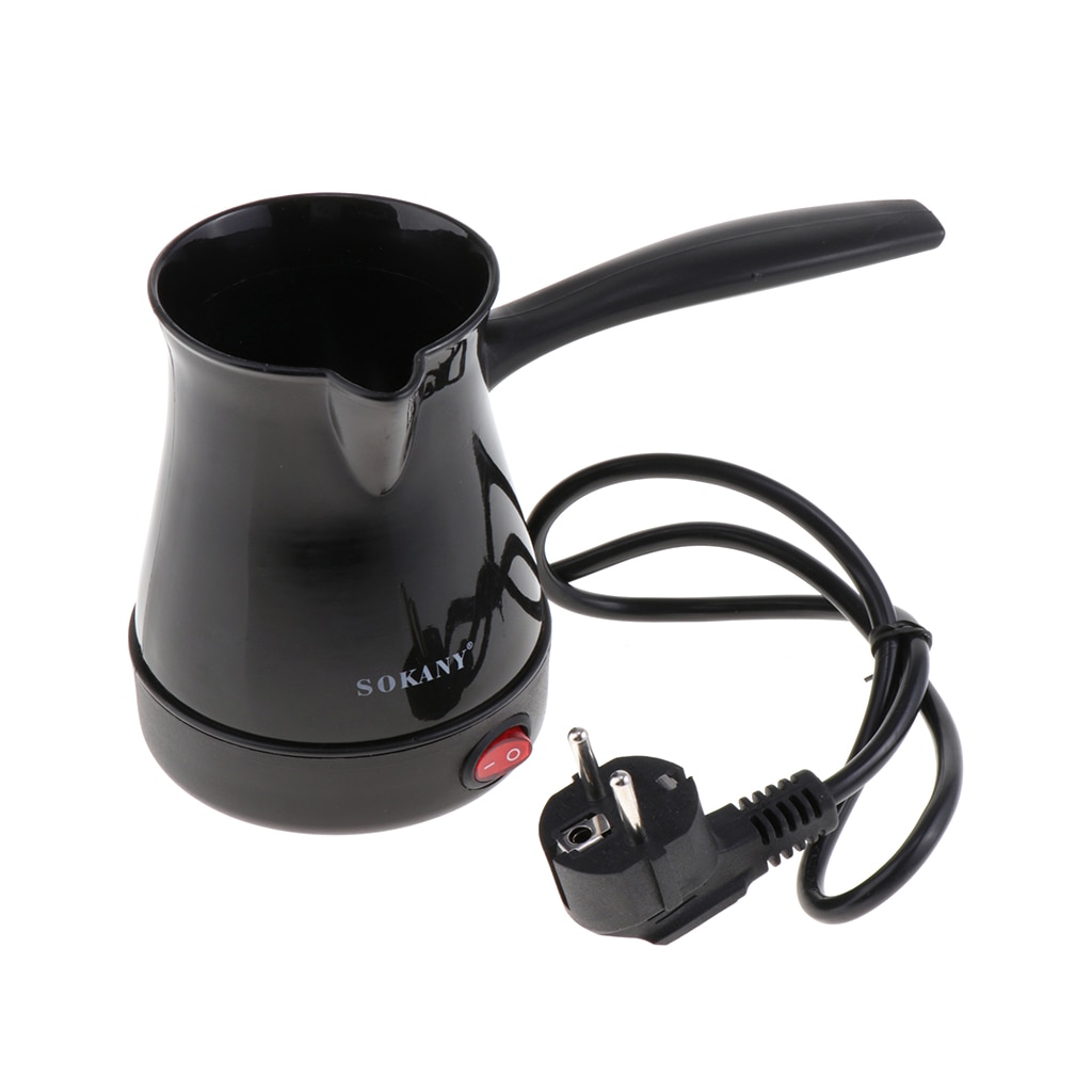 500ml turkse koffiezetapparaat pot draagbare elektrische koffiemachine voor thuis bar café winkel, eu-stekker