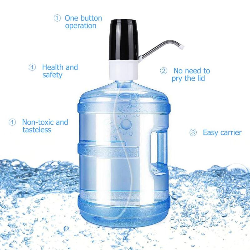 Electric Water Dispenser Gallon Drinking Bottle Wireless Water Pump Switch Smart Water Drinking Appliances