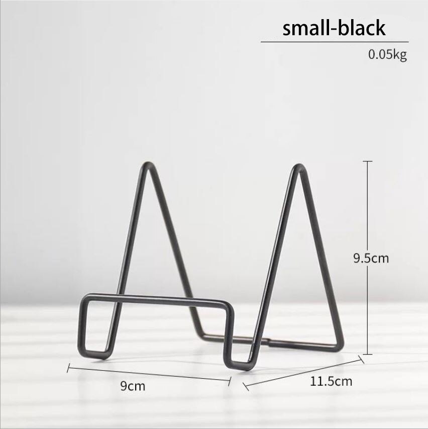 Support de tablette Simple Support en or Rose Support de Support pliant bureau de refroidissement IPAD téléphone Mobile Support universel supports étagère: B-S-Black