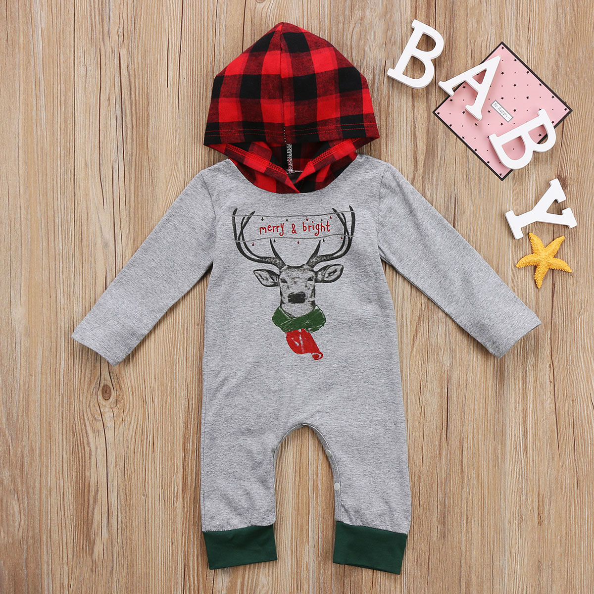 Pudcoco Arrivals Infant Pasgeboren Peuter Baby Meisje Jongen Mooie Hooded Romper Lange Mouw Leuke Jumpsuit Kleding Outfit