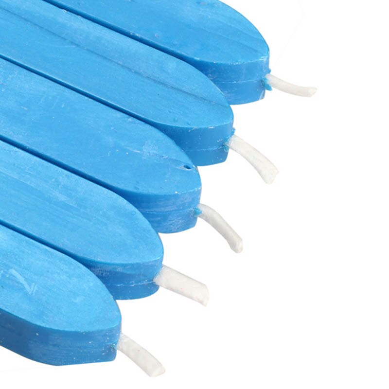 Set of 5 Square Candle Wax with Wick Sealing Wax Stick for Home Party Festival Candlelight Dinner MDD88