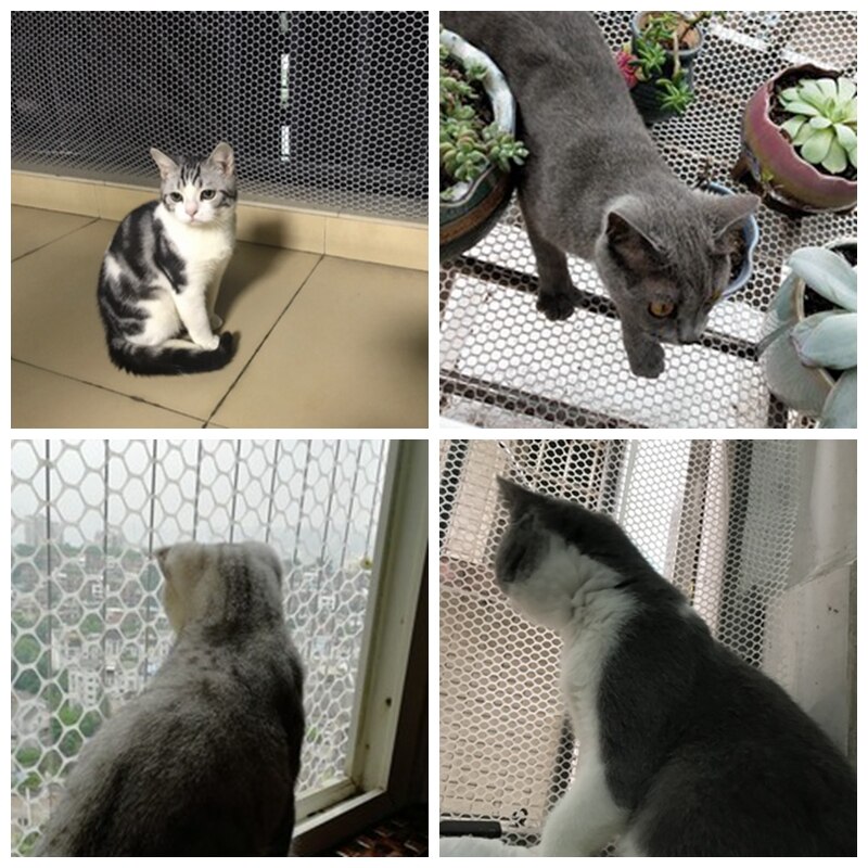 Home Balcony Protective Net Room Window Divide Children Fence Stealth Plastic Net Stairs Safety Net Anti-fall Fence