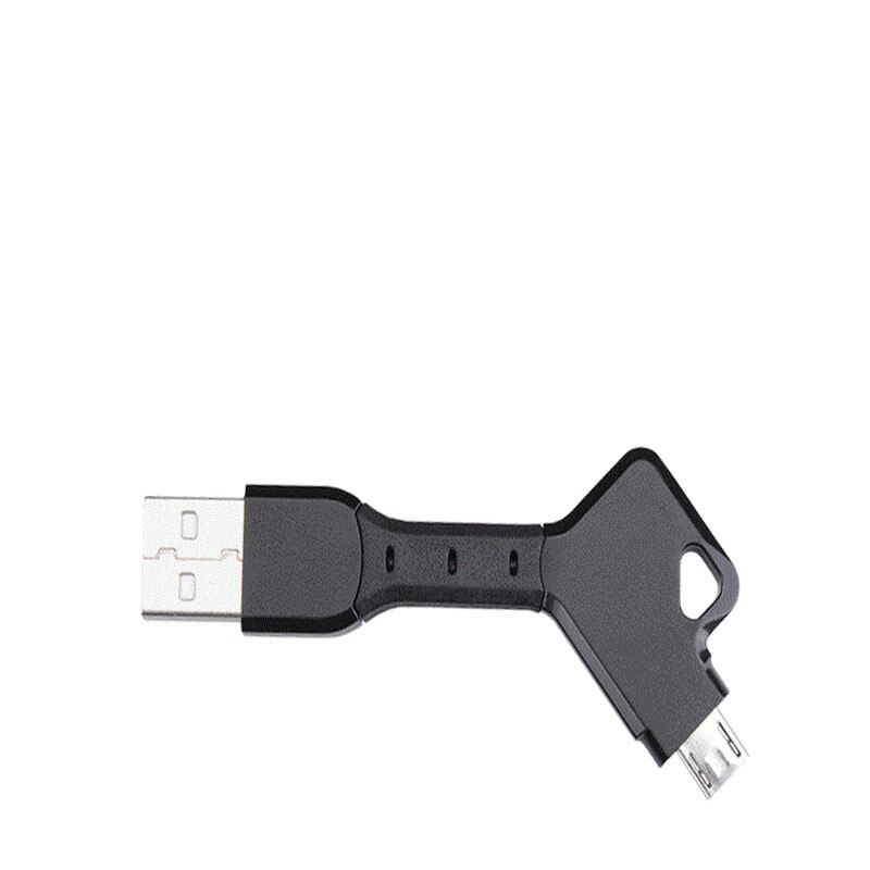 Mycket Draagbare Micro Usb Kabel Voor Samsung Xiaomi Huawei Android Mini Sleutelhanger Sync Data Cable