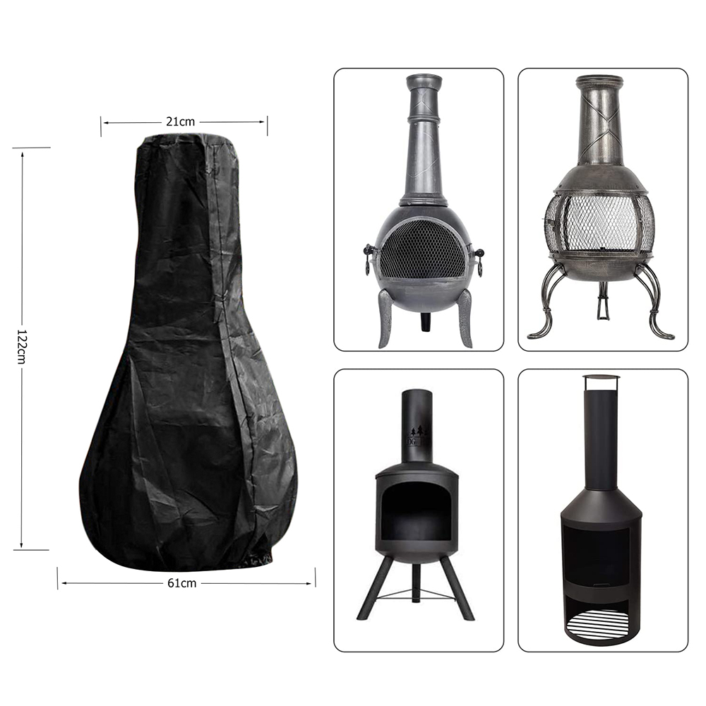 draussen Chiminea Abdeckung Wasserdichte Schutzhülle Kamin Abdeckung Lager Heizung Tasche Heizung Abdeckungen Wärmer Heizung Herde Zelt