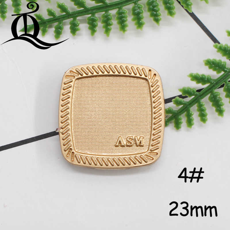 10Pcs 16-25mmgold Zilver Mix Metalen Knoppen Sluiting Fabriek Modellen Hete Modellen Metalen Knoppen 15Mm Naaien Leveringen: No4 23mm