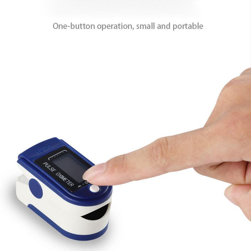 Two-Color Oled Display Finger Clip Pulse Oximeter Infrared Inspection Pulse Waveform Display Intelligent Shutdown