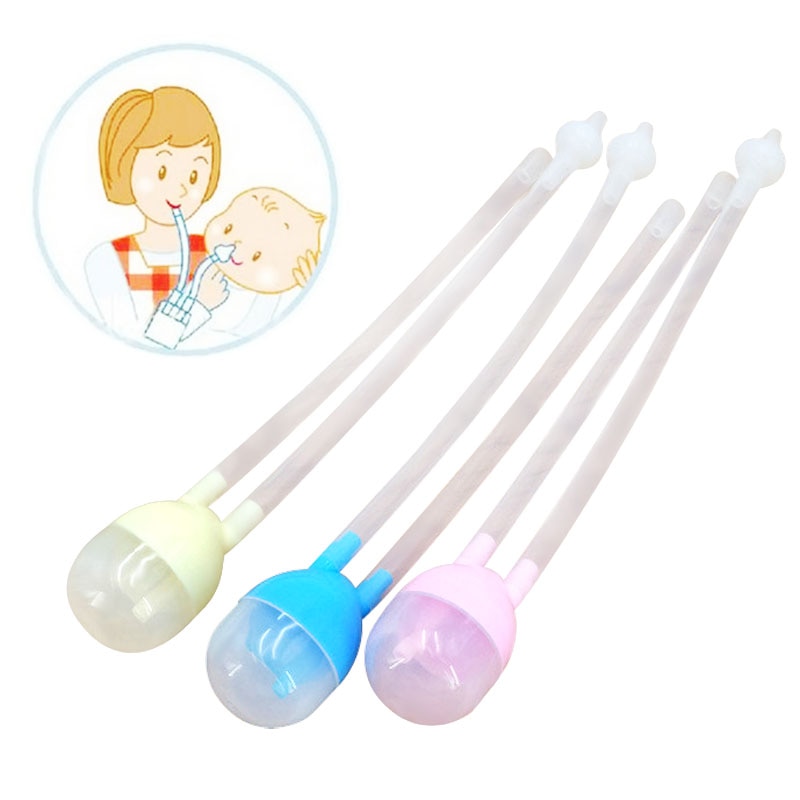 Born Baby-Aspirador Nasal de succión al vacío, accesorios de protección contra la gripe, L0137