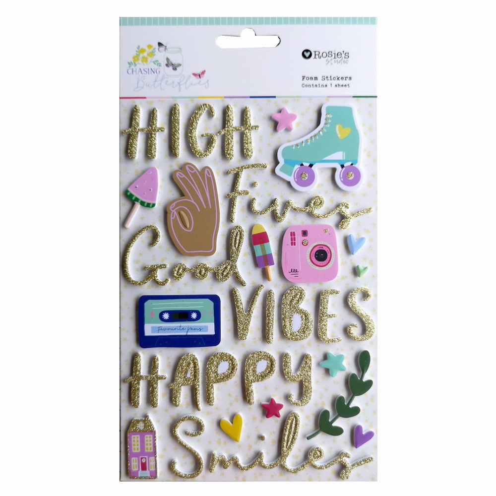 Crzcrafter Foam Stickers Glitter Voor Scrapbooking Kaarten Maken Journal Embellishments Decoratie
