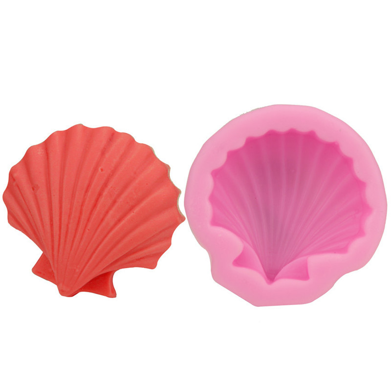 3D Sea Shell Silicone Molds for Soap Making Chocolate Soap Form Fondant Soap Moulds Cake Decorating Handmade Soap Making