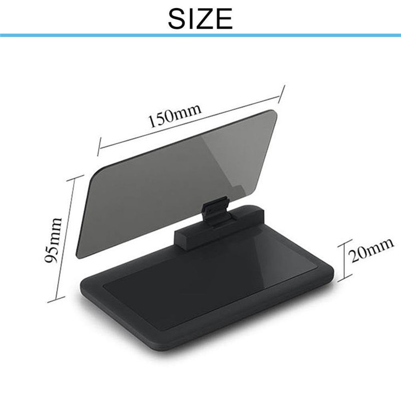 Samochodowa nawigacja GPS uchwyt samochodowy stojak z uchwytem na telefon czarny mata antypoślizgowa robić wszystkich smartfonów projektor HUD głowa robić góry patera