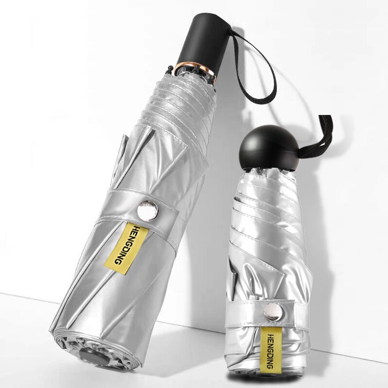 Folding Umbrellas Rain Woman Super Anti UV Parasol ladies Summer Travel Sombrilla Playa Man Sun Umbrellas guarda chuva sombrinha