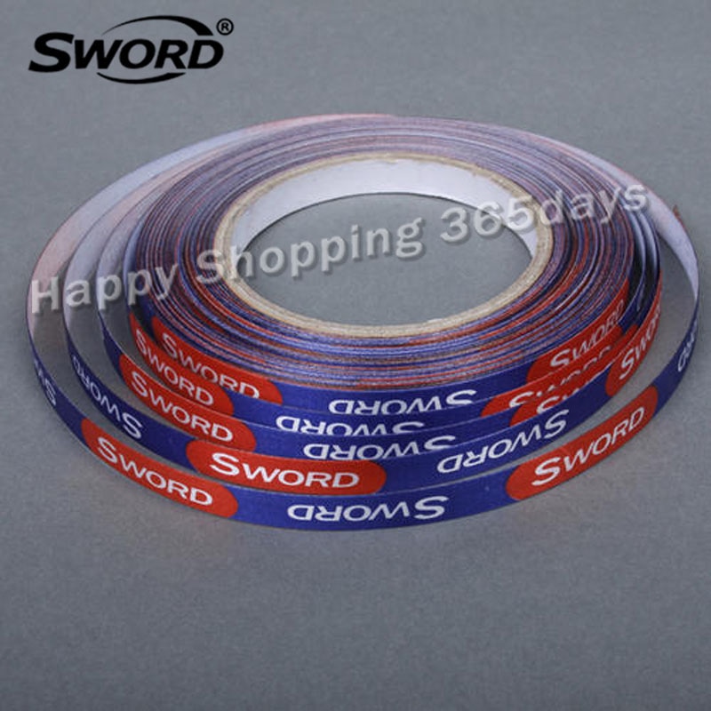 1 Cm * 25M Zwaard Rand Tape Voor Tafeltennis Racket Side Protector Ping Pong Accessoires