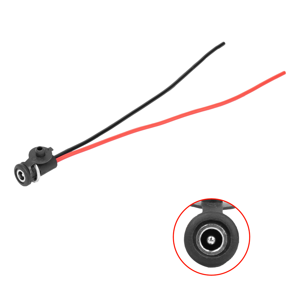 36V /48V Charging Head Lithium Battery Charger Electric Bicycle Output Line Round Male And Female Base DC2.1 / 2.5 Charger Plug