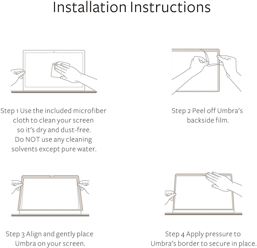 Película protetora de tela com filtro de privacidade, fácil instalação, para macbook air 2018 2019 polegadas, retina com touch id, modelo a1932