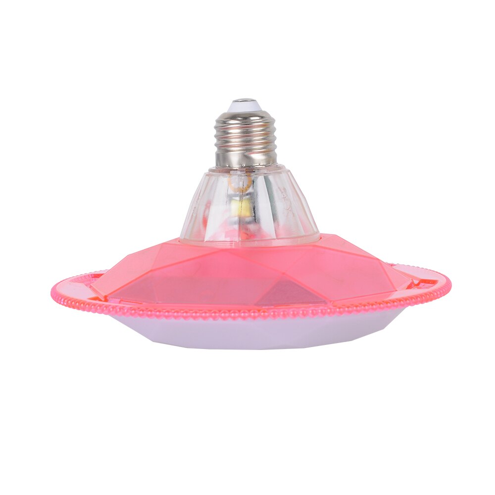 Ac220v e27 30w ufo led glödlampa led flygande tefat lampa xtra ljusstyrka inomhus heminredningslampa sovrum kontorsbelysning: Rosa