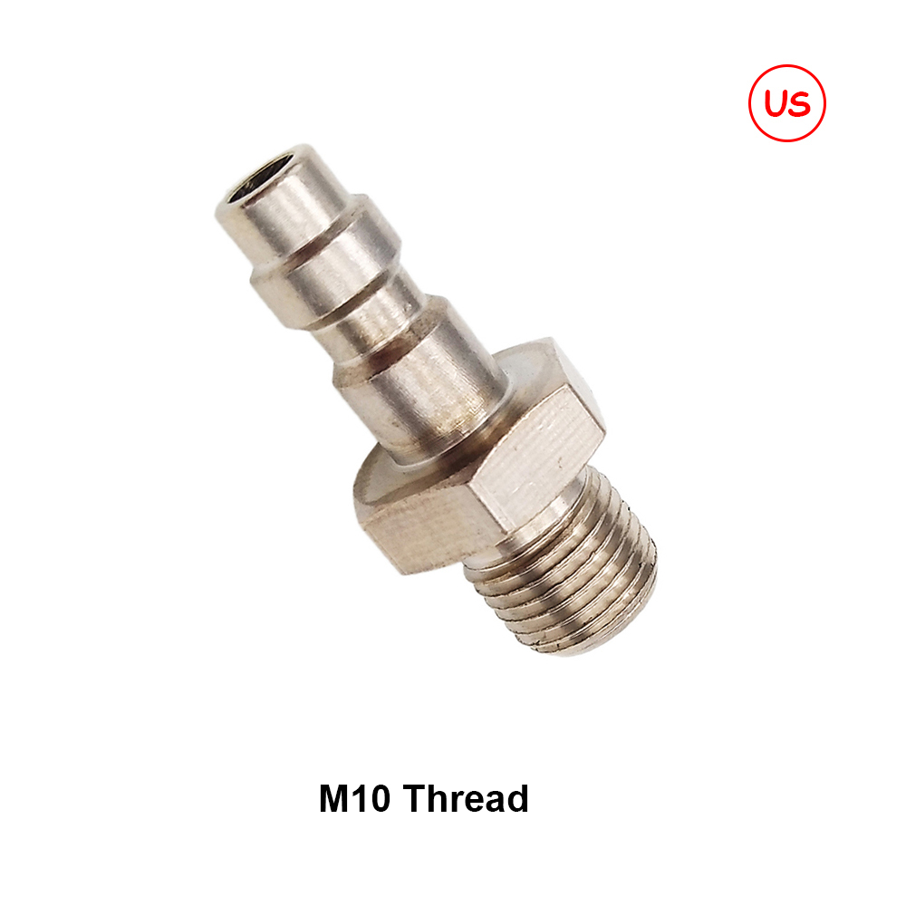HPA Foster 1/8NPT M10 filetage (US), prise mâle 22-2,23-2, prise femelle 2202,2302 adaptateur de coupleur à déconnexion rapide: Rouge