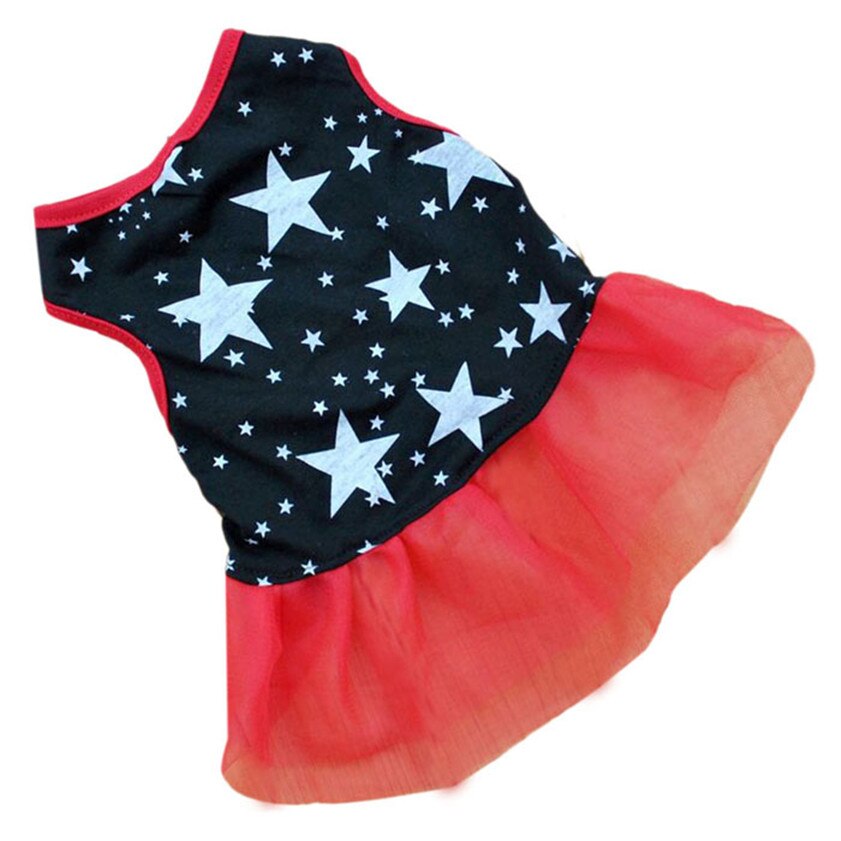 Nul ! Pet Dog Puppy Tutu Prinses Jurk Dot Kant Rok Party Kostuum Apparel Juni #6