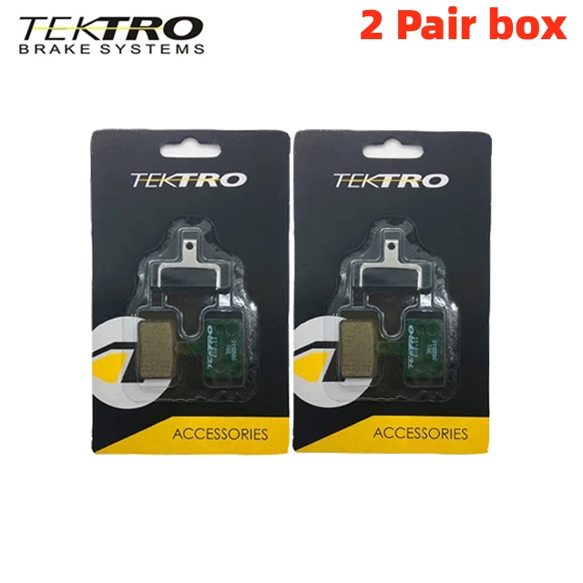 TEKTRO E10.11 MTB Fahrrad Scheibenbremsbeläge Harz Metall Pad für Shimano BR-M355 M375 M5395 M415 M475 M515 M525 MT200 Bremssysteme: Schwarz