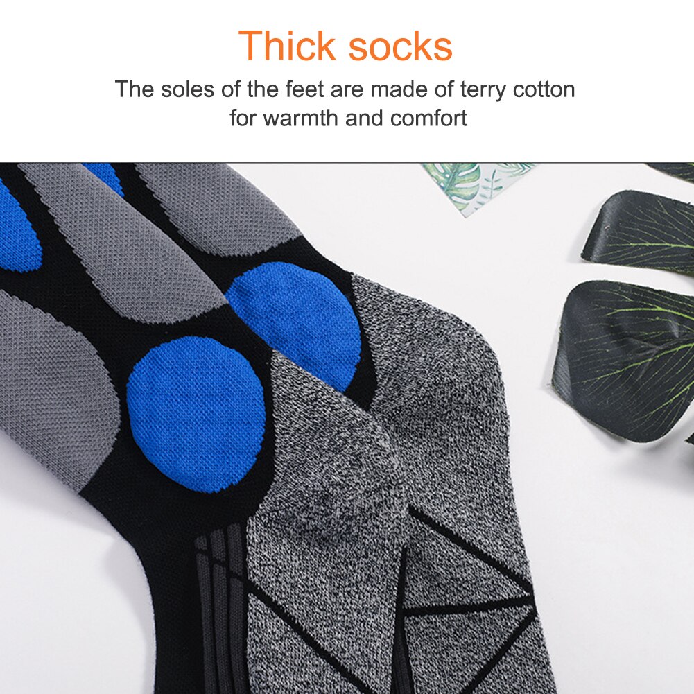 1 paire unisexe escalade épaissie Long Tube chaussettes de Ski en plein air Sport Portable automne hiver absorber la sueur randonnée garder au