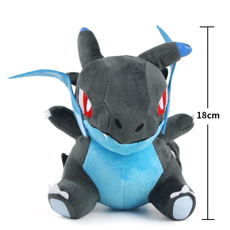 18-34 Centimetri Tapu Koko Houndoom Magikarp Abra Charmeleon Gengar Spheal Charizard Butterfree Giocattoli di Peluche Morbido Peluche Bambola regalo: 18cm blu Charizard