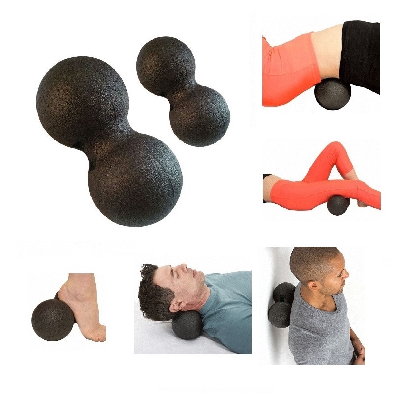 Epp 8/12cm lacrosse myofascia boll jordnötsmassage boll hög densitet lättvikt fitness kroppsfascia massage yoga träning reliev