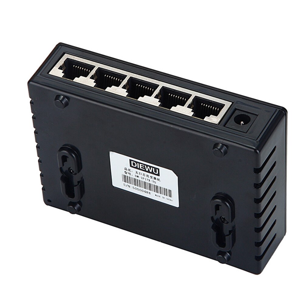 Switch Netwerk Lan Ethernet Mini Desktop Uitwisseling Hub Gigabit Adapter 5-Poort