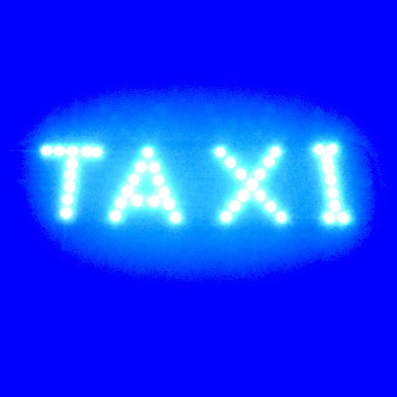 Panel de luz indicadora LED para Taxi, señal de advertencia, encendedor de cigarrillos con ventosa, Faro de señal, luz de Taxi, DC12V