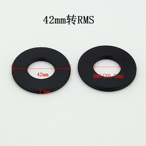 Microscope Objective Lens CS RMS Thread to M25 M26 M27 M32 Micro Photography Interface Adapter Ring: G