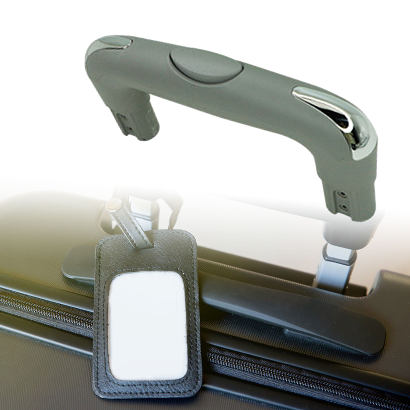 Luggage Handle Easy to Install Strong Bearing Capacity Rolling Luggage Wear Resistant for Pull Out Rod Carrying Case Handle